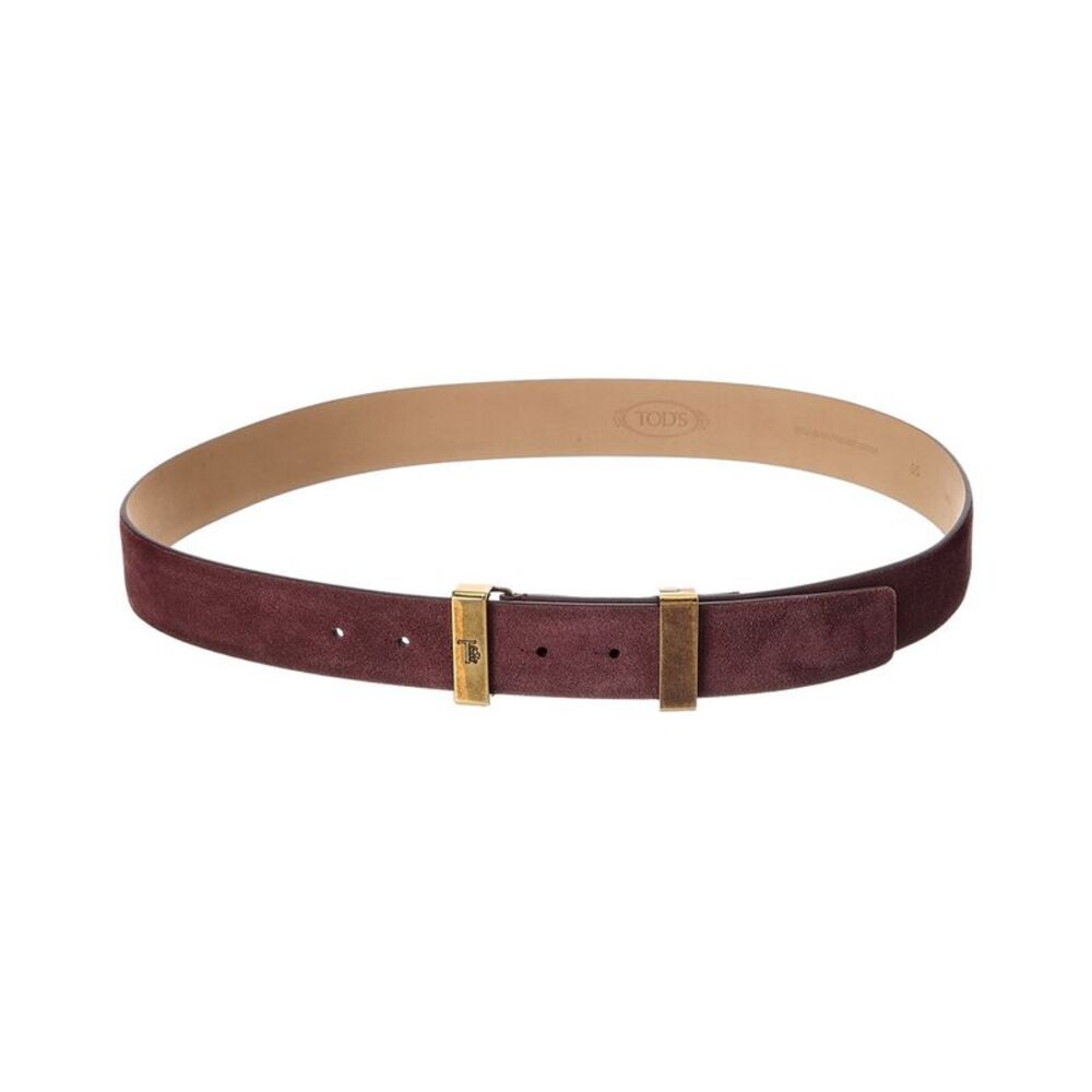 Tod’S Suede Belt, Brown